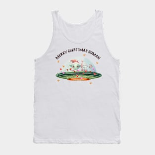 Merry Christmas Humans Tank Top